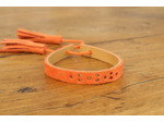 Manchette Cuir Orange