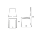Chaise SCALA Transparent
