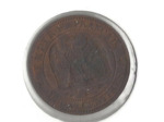 FRANCE 2 CENTIMES NAPOLEON III 1861 A  sous 1 TTB+