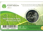 BELGIQUE 2020 2 EURO COMMEMORATIVE ANNEE DES PLANTES COINCARD VERSION FLAMAND