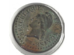 FRANCE 1 CENTIME DUPRE AN 6 A Frappe decentree TB+
