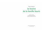 LA LESSIVE DE LA FAMILLE SOURIS