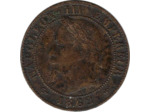 FRANCE 1 CENTIME NAPOLEON III 1862 A (Paris) TTB (G87)