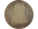 Louis XV (1715-1774) 1/2 Ecu aux Branches d'Olivier 1726 E (Tours) B (VG313)