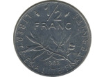 FRANCE 1/2 FRANC ROTY 1983 FDC