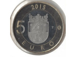 FINLANDE 2015 5 EURO CASTOR SUP