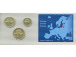 LITUANIE PLAQUETTE DE 3 MONNAIES SUP-