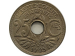 FRANCE 25 CENTIMES LINDAUER 1925 SUP (G380) n5