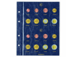 FEUILLES NUMISMATIQUES VISTA EURO NEUTRES POUR 2 SERIES PAR FEUILLE