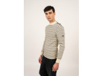 Pull marin rayé Matelot 100% laine Saint James