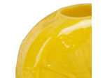 Vase Citron Jaune en Verre Victoria 16x9x15cm