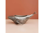 Grand Seau à glace Baleine Métal 70x40x28cm