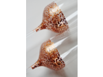 Duo de flutes à champagne en cristal peintes à la main au décors dorés qui peuvent être personnalisées