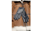 GF521Gants femme cuir marine, rouge, cognac