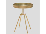Table d'Appoint Ciara Fer doré 72x50cm