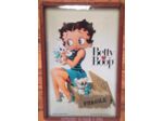 Plaque métal Betty Boop Fragile,Puppy - 20x30 - Déco US.