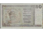 YOUGOSLAVIE 20 DINARA 6-9-1936 SERIE E.0521 TB+ (W30)