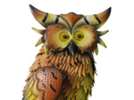 Figurine hibou plume de feu 20x13x37cm