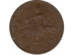 FRANCE 5 CENTIMES DUPUIS 1914 TTB