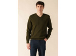 Pull Cuirasse col V 100% laine Mérinos SAINT JAMES