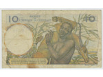 B.A.O. BANQUE DE L'AFRIQUE OCCIDENTALE 10 FRANCS 21-11-1953 SERIE R114 TB+