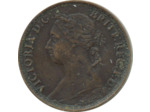 GRANDE BRETAGNE 1 FARTHING VICTORIA 1881 TTB