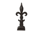 Grande Fleur de Lys fonte 12x8x26cm