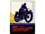 PLAQUE METAL - MOTOCYCLE MOTOBECANE - 40 x 30 cm - Editions Clouet