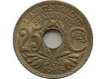 FRANCE 25 CENTIMES LINDAUER 1925 SPL (G380) n2