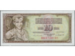 YOUGOSLAVIE 10 DINARA 4-11-1981 SERIE BG NEUF (W82c)