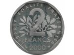 FRANCE 2 FRANCS ROTY 2000 BE