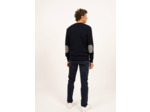 Pull marin uni Dinan 100% laine Saint James
