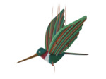 Mobile artisanal en bois - Colibri Vert