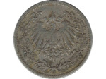ALLEMAGNE 1/2 MARK 1905 J TB+