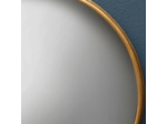 Miroir convexe moucheté doré 21cm