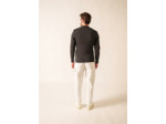 Pull marin uni Matelot Coupe ajustée 100% laine SAINT JAMES