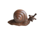 Escargot fonte marron 8x6x16cm