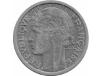 FRANCE 2 FRANCS MORLON ALU 1945 C TTB