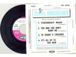 45 Tours CHRIS ANDREWS "YESTERDAY MAN" / "TO WHOM IT CONCERNS"
