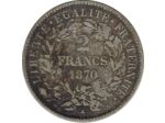 FRANCE 2 FRANCS CERES 1870 A (Paris) petit A TB+ (G530)