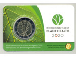 BELGIQUE 2020 2 EURO COMMEMORATIVE ANNEE DES PLANTES COINCARD VERSION FRANCAISE