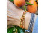BRACELET MULTIRANGS CARNELIAN