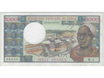 CONGO REPUBLIQUE 1000 FRANCS 1978 W.4 TTB+