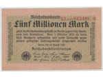 ALLEMAGNE 5 MILLION MARK SERIE 13 AB 20-08-1923 TTB+