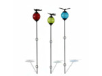 Ensemble 3 tuteurs boule fonte libellule 10x137cm