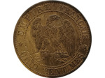 FRANCE 5 CENTIMES NAPOLEON III 1861 A (Paris) SUP+ (G155)