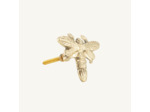 Bouton de tiroir Abeille Queen Bee Doré Laiton Recyclé 5x5x7cm