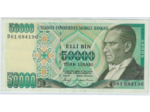 TURQUIE 50000 LIRA 1970 (1989) SERIE B61 SUP