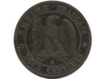FRANCE 2 CENTIMES NAPOLEON III 1856 B ROUEN - Etat TB