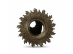 Miroir Convexe Soleil antique Résine 18cm